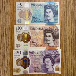 Counterfeit British Pounds Sterling
